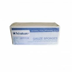 TIDI VENTURE TIDI® Venture™ Nonsterile 8-Ply Nonwoven Sponges, 4" X 4", 4000/CT