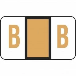 Medical Arts Press® Jeter® Compatible 5100 Series Alpha Sheet Labels; "B"