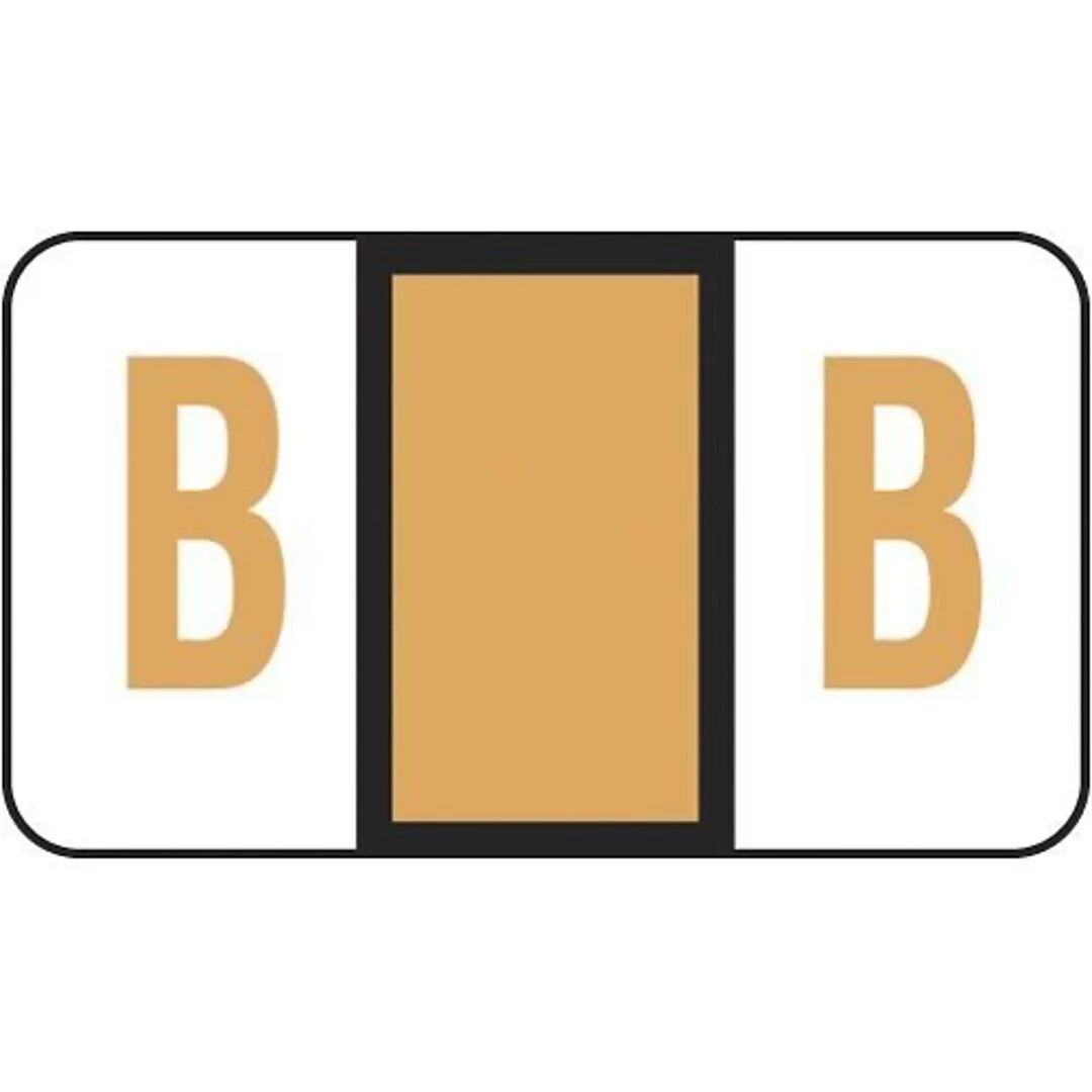 Medical Arts Press® Jeter® Compatible 5100 Series Alpha Sheet Labels; "B"