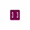 Medical Arts Press® GBS® Compatible 1900 Series Numeric Roll Labels; "3"