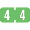Medical Arts Press® TAB® Products Compatible Numeric Mini Label Sheets, "4"