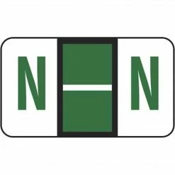 Medical Arts Press® Jeter® Compatible 5100 Series Alpha Sheet Labels; "N"