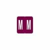 Medical Arts Press® GBS® Compatible 1900 Series Alpha Pack Labels; "M"