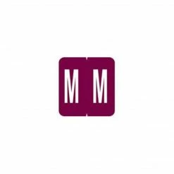 Medical Arts Press® GBS® Compatible 1900 Series Alpha Pack Labels; "M"