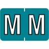 Medical Arts Press® Colwell Jewel Tone® Compatible Alpha Binder Sheet Labels; "M"