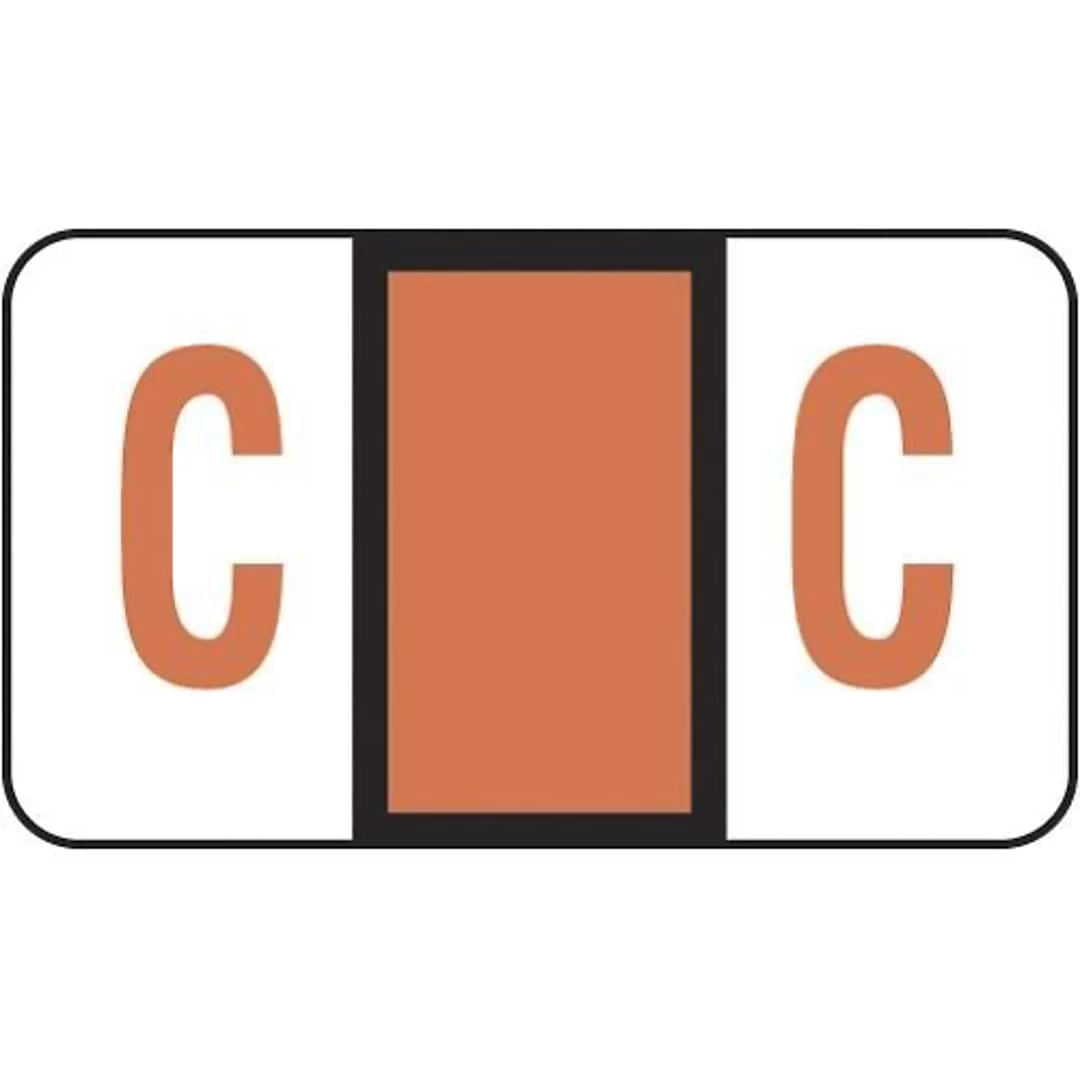 Medical Arts Press® Jeter® Compatible 5100 Series Alpha Roll Labels, "C"