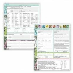 Medical Arts Press® Chiropractic Registration And History Forms, Botanical