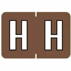 Medical Arts Press® Barkley® & Sycom® Compatible Alpha Sheet Style Labels, "H"