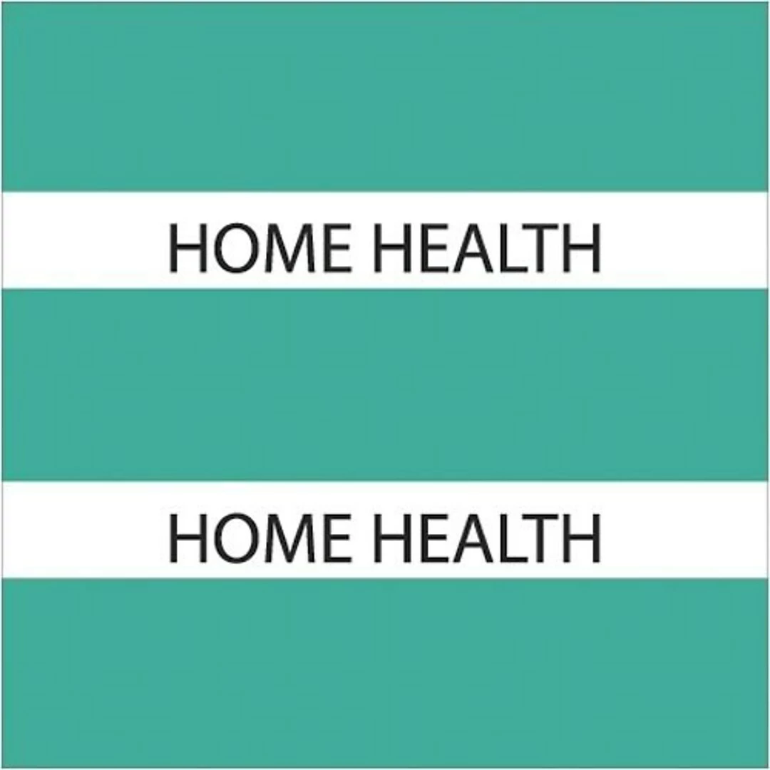 Medical Arts PressĀ® Large Chart Divider Tabs; Home Health, Teal
