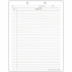 Medical Arts Press® Veterinary Animal Record Progress Notes, Narrow Ruled