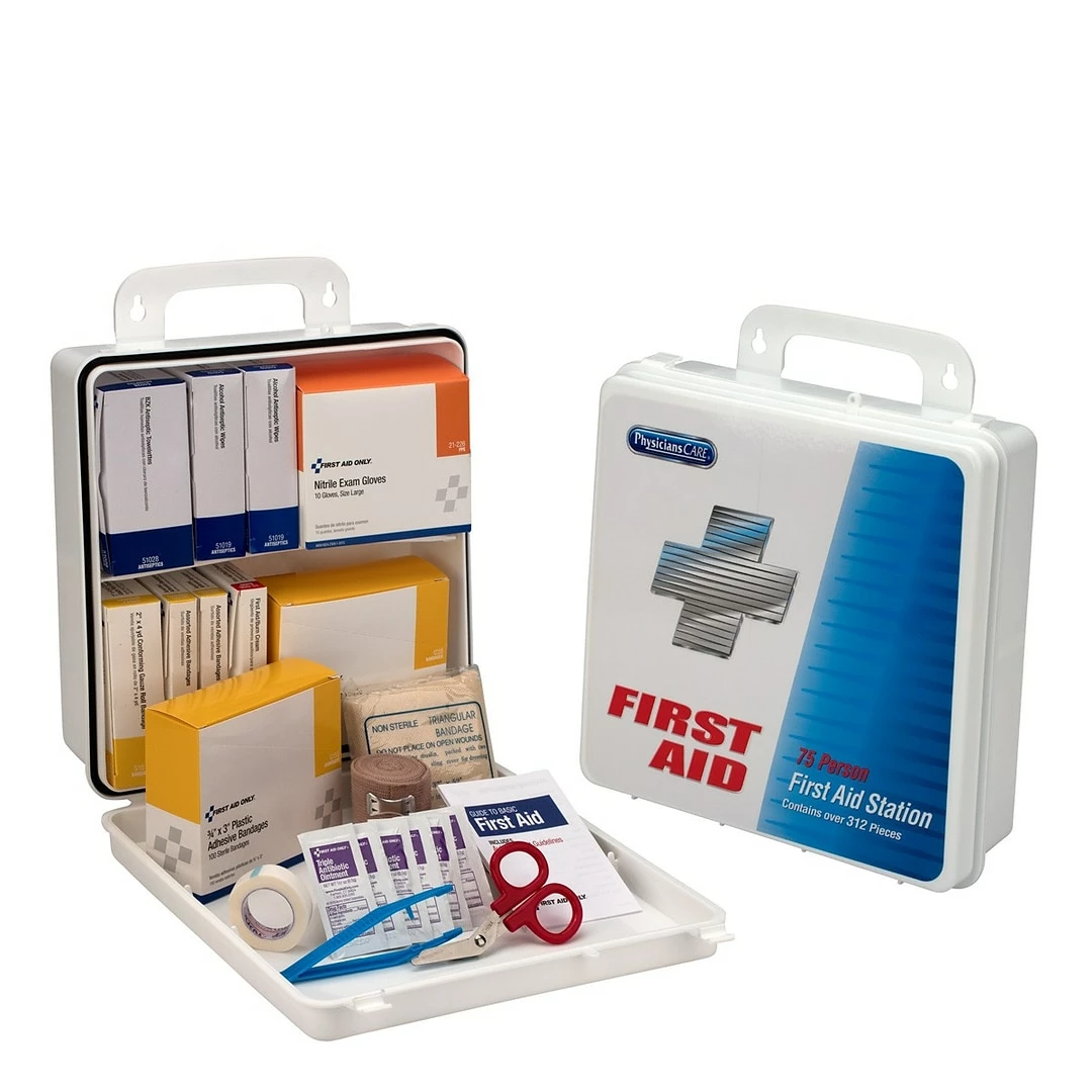PHYSICIANSCARE 312 Pc. First Aid Kit For 75 People (60003)