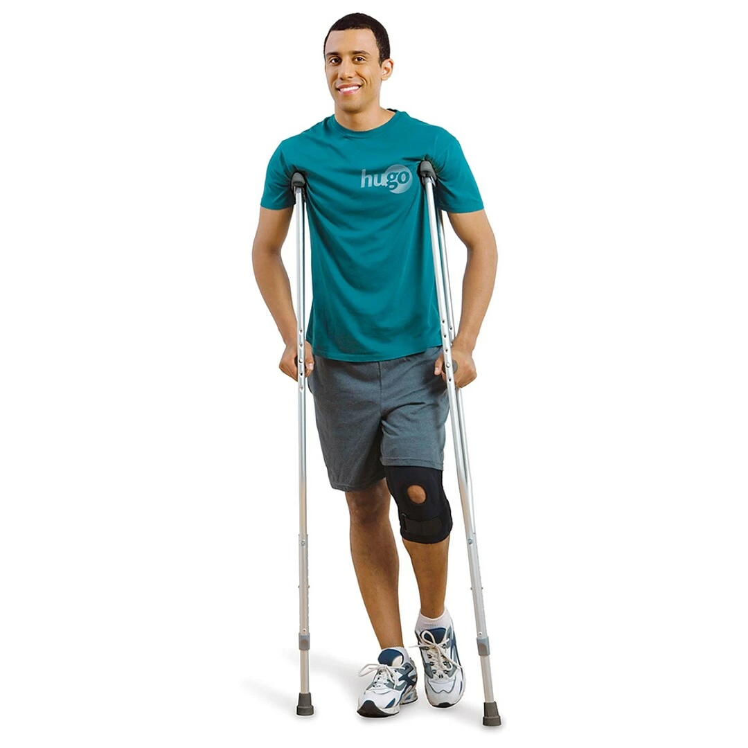 Drive Medical Hugo Lightweight Adjustable Aluminum Crutches, Youth (721-790) - Image 2