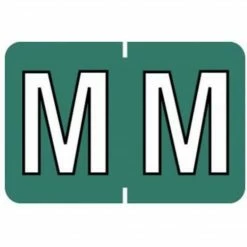 Medical Arts Press® Barkley® & Sycom® Compatible Alpha Sheet Style Labels, "M"