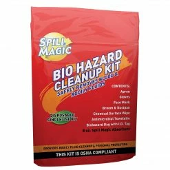 Acme United Spill Magic 8 Piece Biohazard Cleanup Kit (SM-BIOHAZARD)