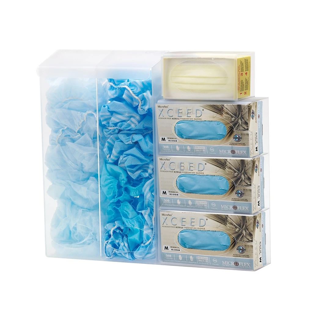 Omnimed Bulk PPE Medical Isolation Organizer In Acrylic (307006)