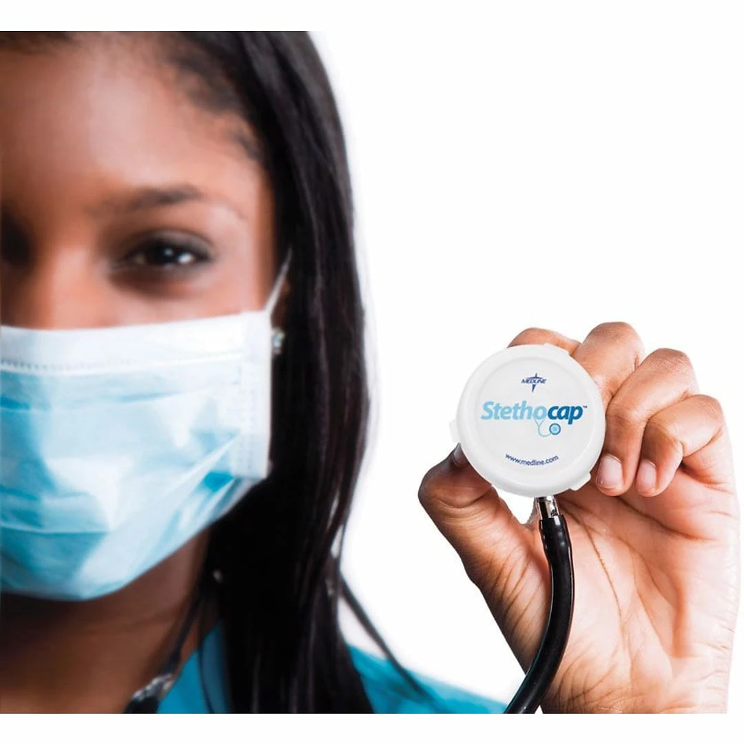 Medline Stethoscope Silver-Infused Stethoscope Covers, 200/Box (MDS926401)