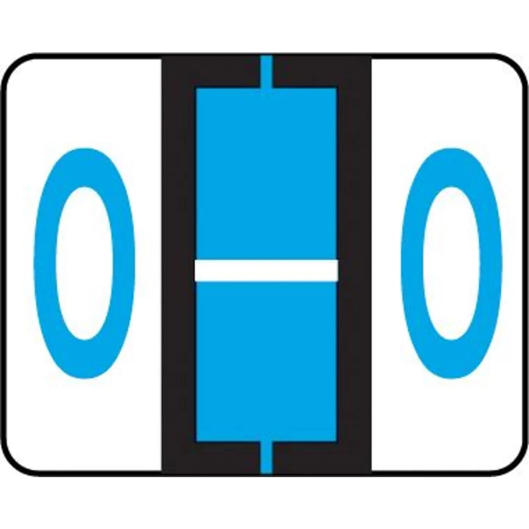 Medical Arts Press® Jeter® Compatible 5100 Series Alpha Sheet Labels; "O", Blue