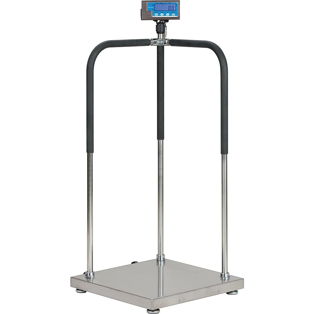 BrecknellĀ® MS140-300 Portable Medical Electronic Handrail Scale, Up To 660lb. Capacity