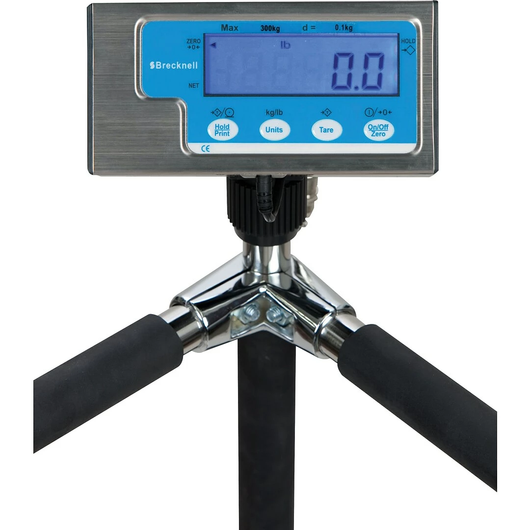 BrecknellĀ® MS140-300 Portable Medical Electronic Handrail Scale, Up To 660lb. Capacity - Image 3