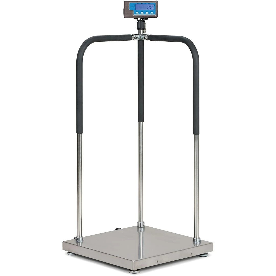 BrecknellĀ® MS140-300 Portable Medical Electronic Handrail Scale, Up To 660lb. Capacity - Image 4