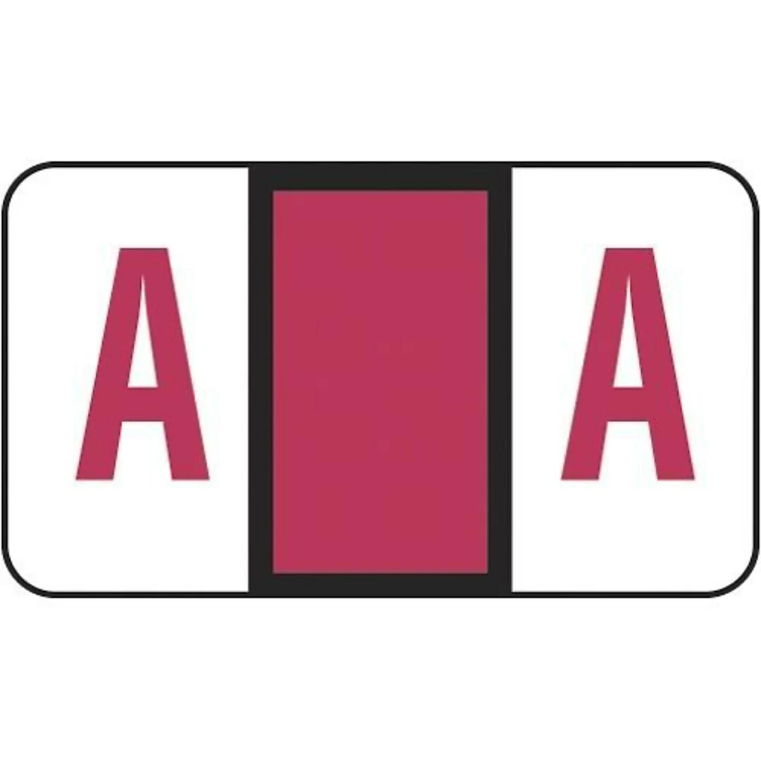 Medical Arts Press® Jeter® Compatible 5100 Series Alpha Sheet Labels; "A"