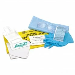 Medline Deluxe Fluid Clean-Up Spill Kit; 6/Pack