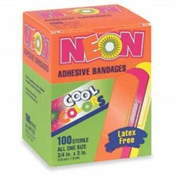 SmileMakers Neon Adhesive Bandages; 1200/Case