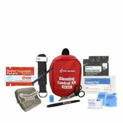 First Aid Only Deluxe Pro 15 Pc. First Aid Kit For Bleeding Control (91138)