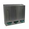 Omnimed Triple Bulk PPE Dispensers In Stainless Steel (307023)