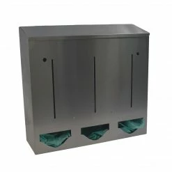Omnimed Triple Bulk PPE Dispensers In Stainless Steel (307023)