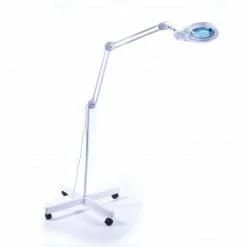 Brandt 5 Diopter Super Magnifying LED Lamp With Mobile Base, 7" Lens (80624)