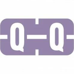 Medical Arts Press® TAB® Products Compatible Alpha Mini Label Sheets; "Q"