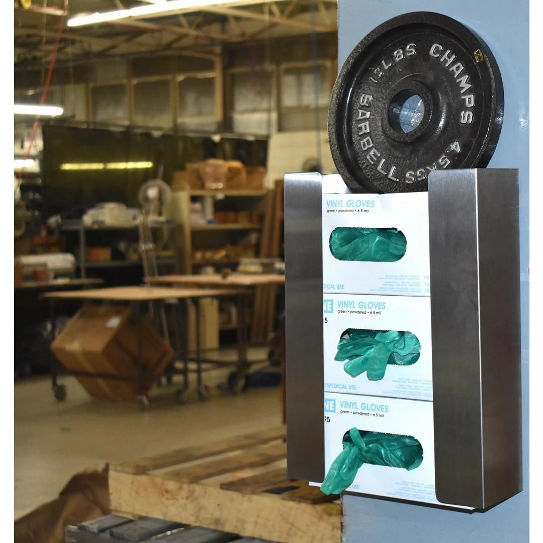 Omnimed Magnetic Triple Glove Box Holder/Organizer (305402)