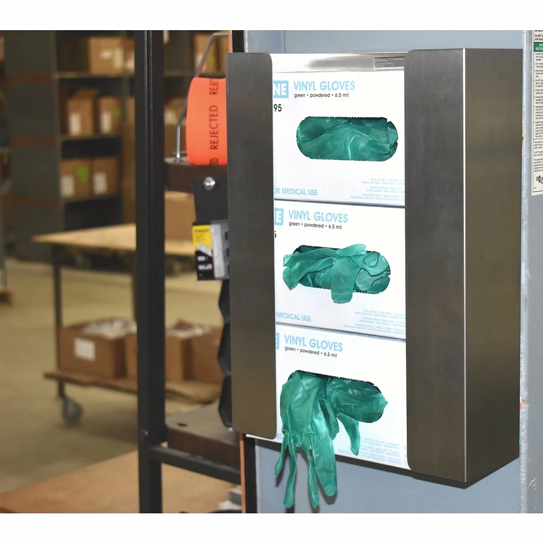 Omnimed Magnetic Triple Glove Box Holder/Organizer (305402) - Image 2