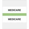 Medical Arts Press® Standard Preprinted Chart Divider Tabs; Medicare, Light Green