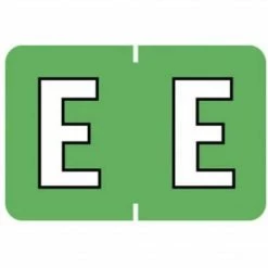 Medical Arts Press® Barkley® & Sycom® Compatible Alpha Sheet Style Labels, "E"