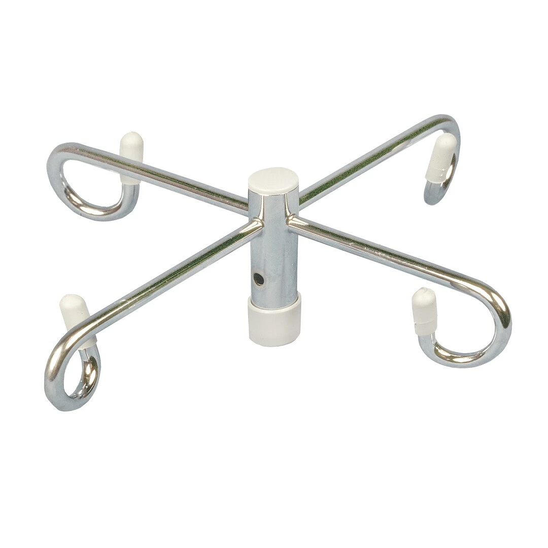 Drive Medical Economy Removable Top I. V. Pole, 2 Hook Top, Chrome (13029) - Image 2