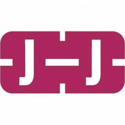 Medical Arts Press® TAB® Products Compatible Alpha Mini Label Sheets; "J"