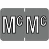 Medical Arts Press® Colwell Jewel Tone® Compatible Alpha Binder Sheet Labels; "Mc"