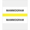 Medical Arts Press® Standard Preprinted Chart Divider Tabs; Mammogram, Yellow
