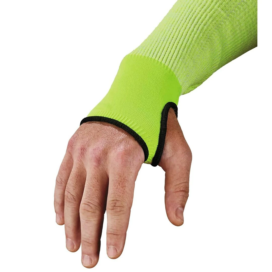 ProFlex By Ergodyne Ergodyne ProFlex 7941-PR Cut-Resistant Arm Sleeve, ANSI A4, Lime, 18 In, 144 Pairs (17947) - Image 3