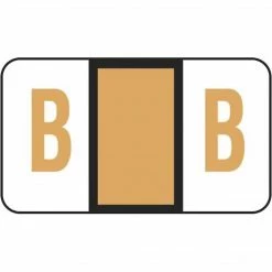 Medical Arts Press® Jeter® Compatible 5100 Series Alpha Roll Labels, "B"