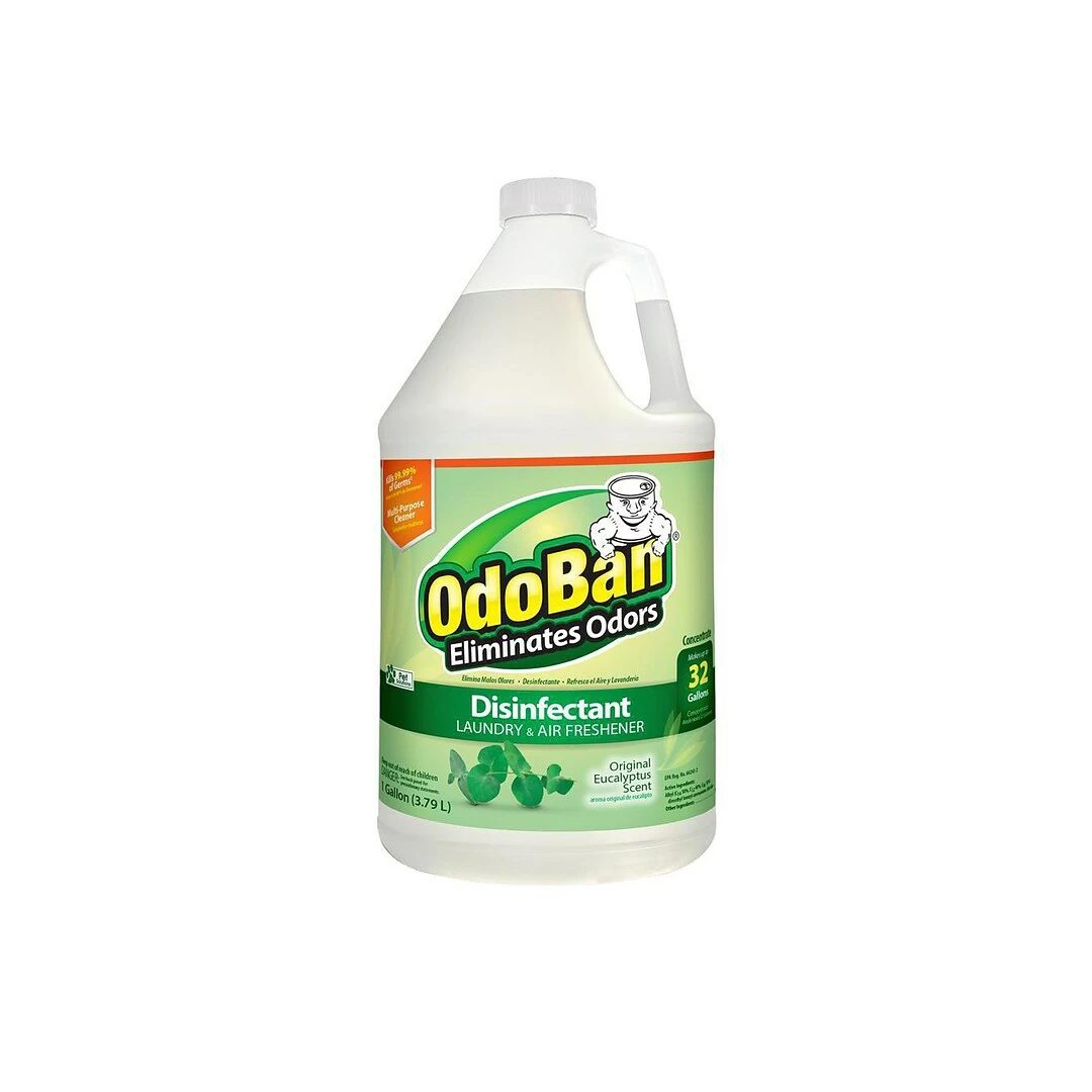 ODOBAN Disinfectant Concentrate, Original Eucalyptus, 128 Oz., 4/Carton (9110614PK-STP) - Image 2
