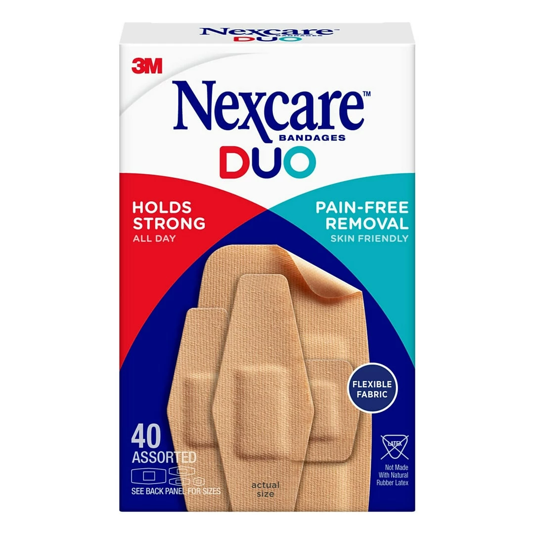 Nexcareâ„¢ DUO Bandages, Assorted, 40/Pack (DSA-40)