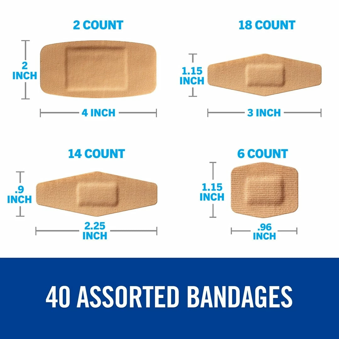 Nexcareâ„¢ DUO Bandages, Assorted, 40/Pack (DSA-40) - Image 3