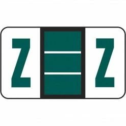 Medical Arts Press® POS® Systems Compatible 3300 Series Alpha Sheet Labels; "Z"