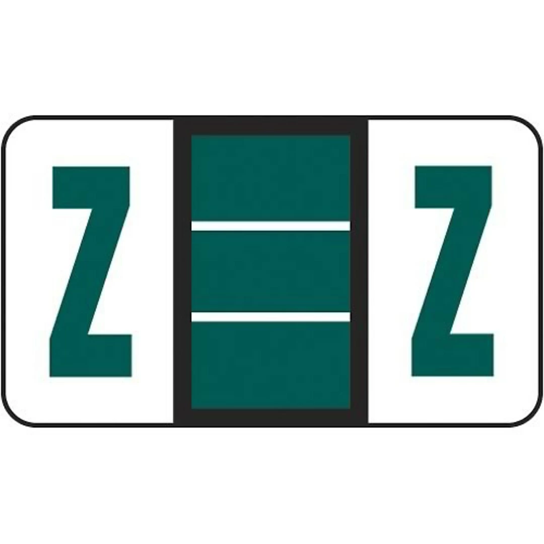 Medical Arts Press® POS® Systems Compatible 3300 Series Alpha Sheet Labels; "Z"