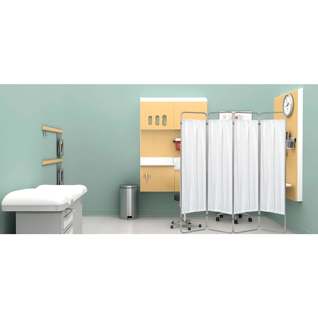 Omnimed Privacy Screen With 3 Green Panels (153093-15) - Image 2