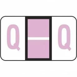 Medical Arts Press® Jeter® Compatible 5100 Series Alpha Sheet Labels; "Q"