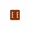 Medical Arts Press® GBS® Compatible 1900 Series Alpha Roll Labels; "E"